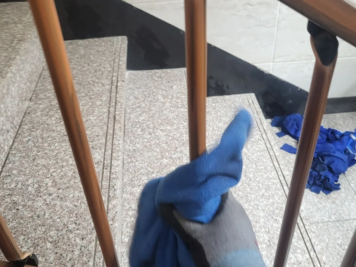 정읍시 연지동 빌라 난간·손잡이 위생청소 사례 - 행진크린